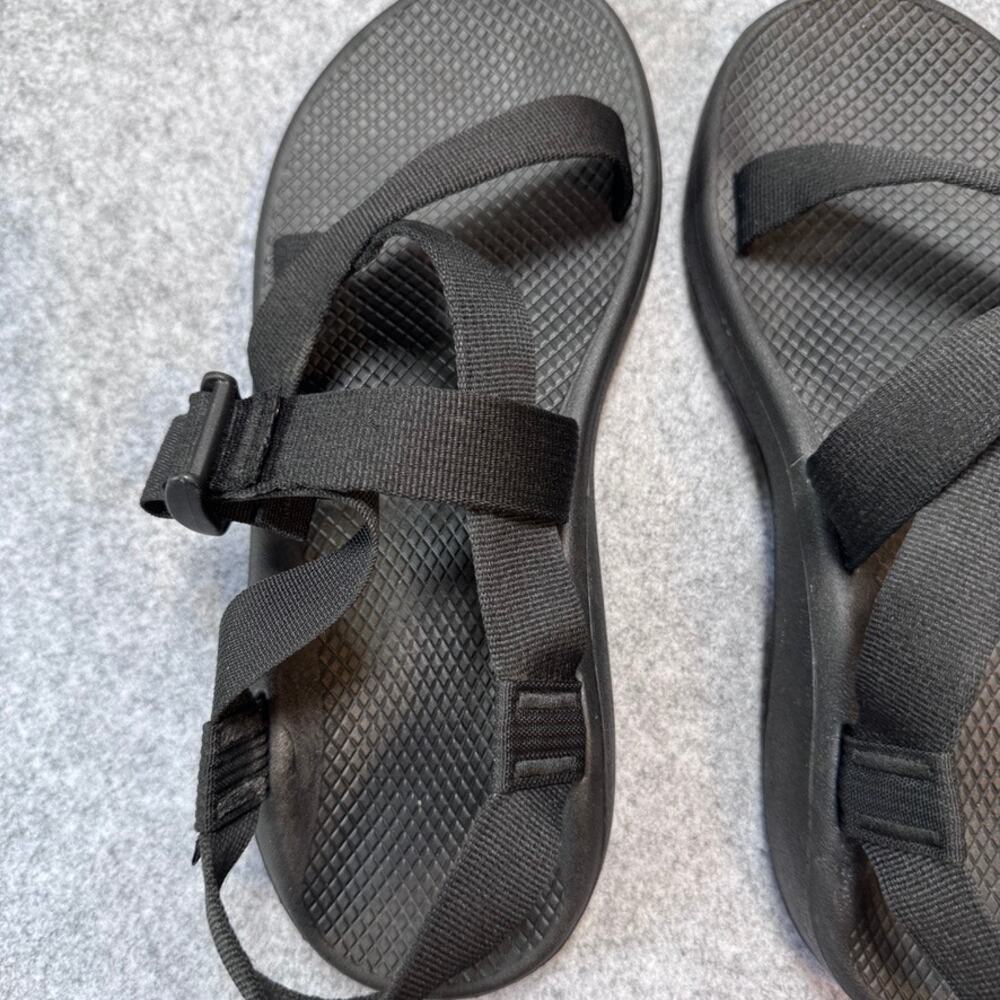 Chaco Z/Cloud Men’s 11 Black Adjustable Strap Hiking Sport Sandals J106763 - Picture 6 of 11